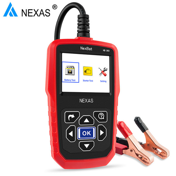 wholesale NB360 Car Battery Tester Universal Auto Battery Analyzer 2000CCA For 12&24V Cars and Heavy Duty Trucks Battery Tester Tool