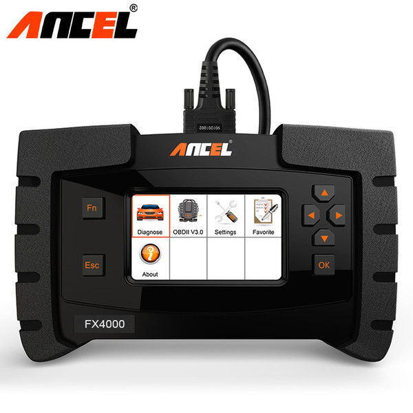 Ancel FX4000 OBD2 Diagnostic Tool OBD Automotive Scanner Full Systems Car Diagnostics ABS Transmission SRS SAS EPB OBD2 Scanner