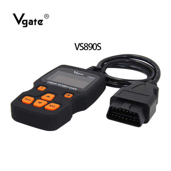 VGATE MaxiScan VS89s OBD2/EOBD+CAN Auto Diagnostic Scanner Multi-language Car Code Reader VS890 Engine Fault Diagnostic Tool