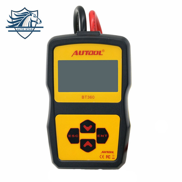 Wholesale- Top Sale Original AUTOOL BT360 Car Battery Tester 12V Digital Analyzer 2000CCA 220AH Multi-Languages BAD Cell Test Car Tools