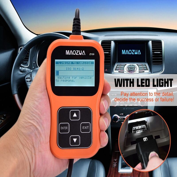 MAOZUA Z130 OBD2 EOBD Fault Code Reader Scanner Car Engine Scan Diagnostic Tool