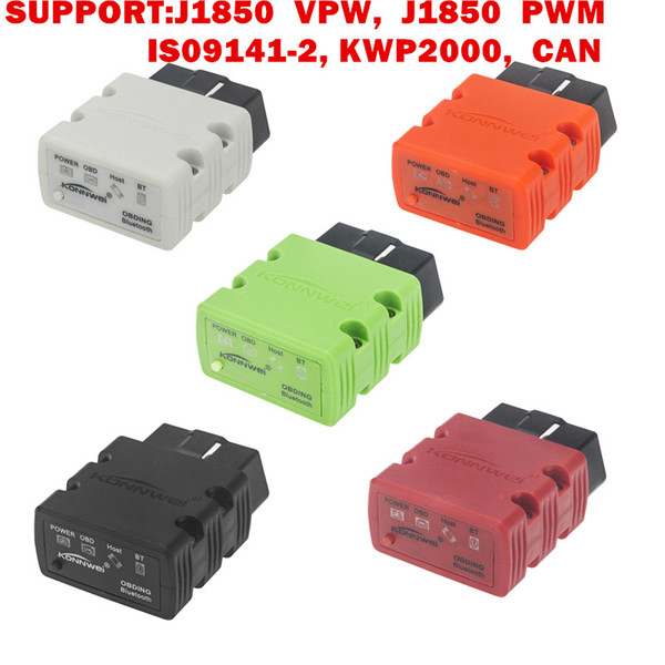 Mini ELM327 OBD2 Bluetooth Car Diagnostic Tool Konnwei KW902 ELM 327 OBDII Auto Scanning Tools Wireless Diagnostic Tool