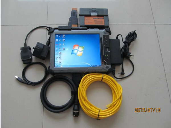 ista d istap newest professional tools for bmw icom a2 with 480gb ssd with Rugged Tablet PC Xplore iX104 c5 i7