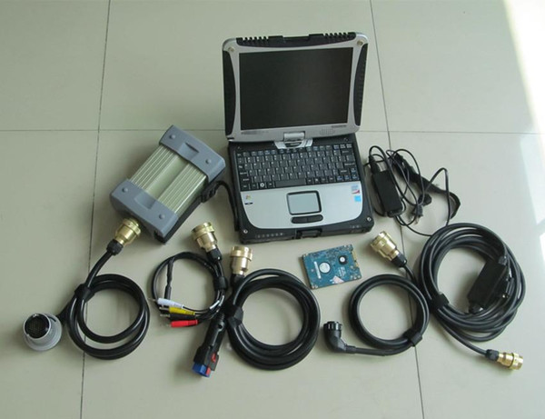 for mb star diagnostic multiplexer c3 with hdd latest with cf19 laptop full set ready to use 2 years warranty