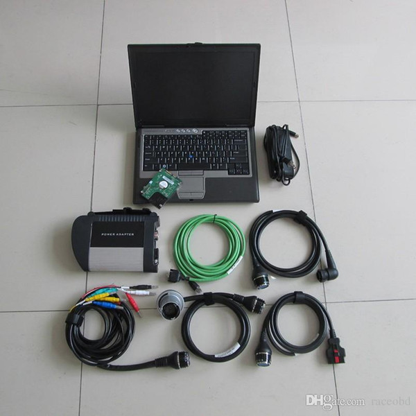 new arrival for mb star c4 diagnosis wifi with 320gb hdd 2019.03 installed for dell d630 laptop ready to work