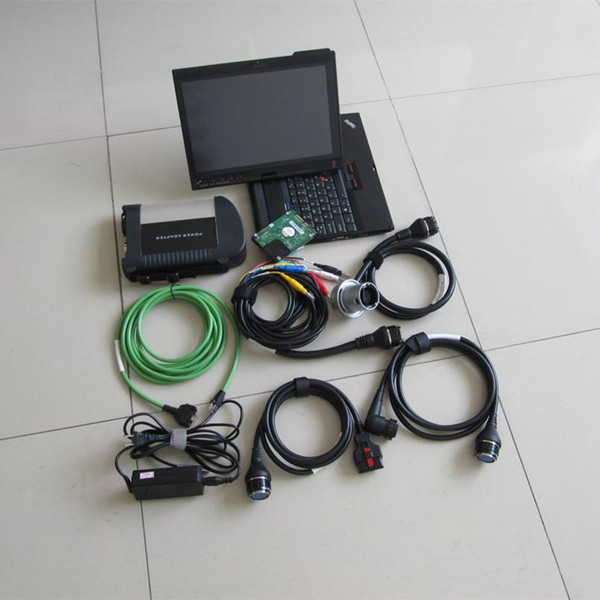 for mb c4 star sd diagnostic tool with 320gb hdd with x200t laptop touch screen table ready to work