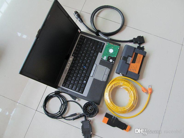 newest for bmw icom a2 diagnostic tools with 500gb hdd expert mode with for dell d630 laptop