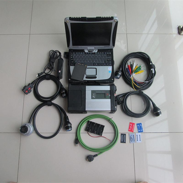 2019 for mb star compact c5 with cf-19 laptop touch screen with newest ssd super for mb star diagnose 12v 24v