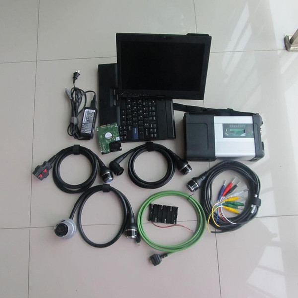 for mb star sd compact c5 automotive diagnostic tool with 320gb hdd with laptop x200t touch screen ready to use