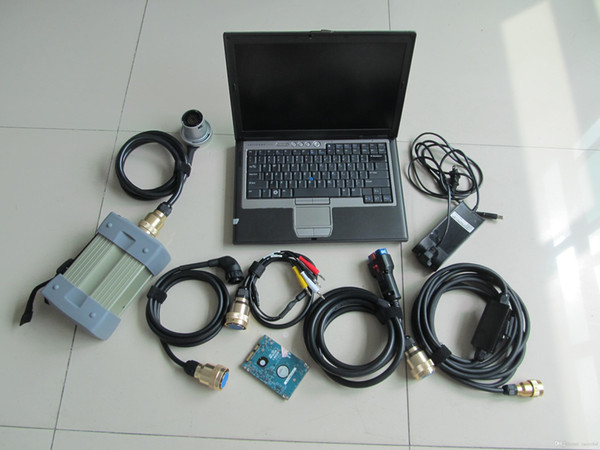 for mb star c3 diagnostic tool scanner multiplexer with cables with hdd newest with for dell d630 laptop