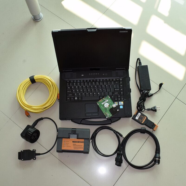 New For BMW Diagnostic & Programming Tool newest ICOM A2 hdd500gb Diagnostic ICOM A2 for BMW ICOM with CF52 notebook