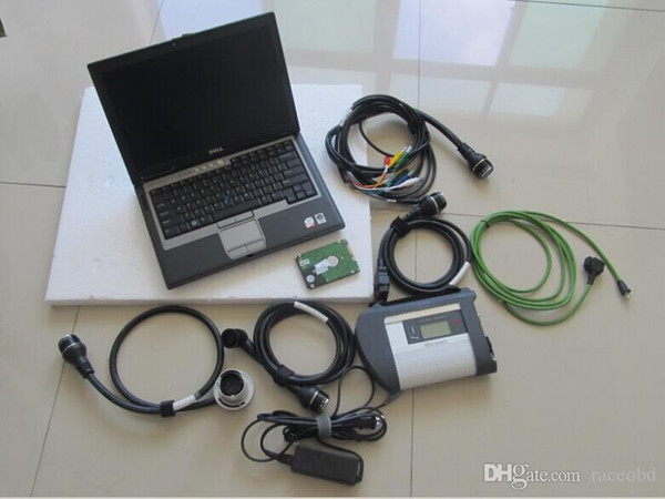 new arrive for mb star c4 hardware wifi with hdd installed in dell d630 laptop ready to use