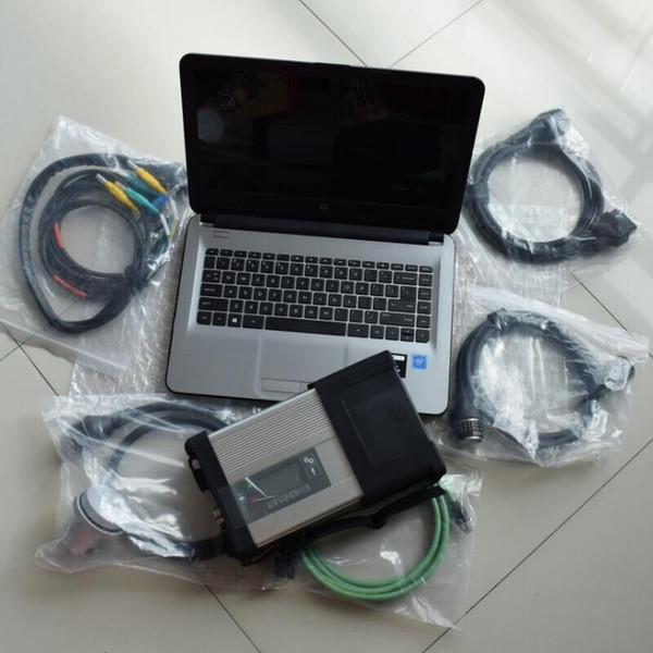 for mb diagnostic interface super c5 with newest 2019.03 hdd 320gb with laptop new ram 4g pc notebook full set diagnostic ready