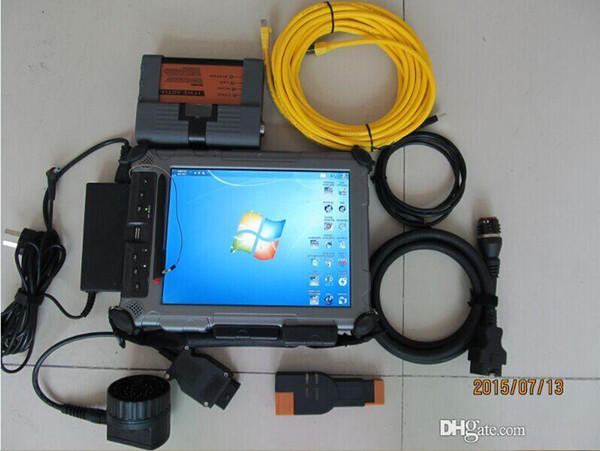 For bmw icom a2 with ssd 480gb Xplore iX104 c5 i7 laptop for bmw diagnostic scan tool expert mode windows 7