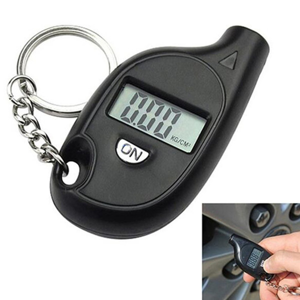 Pressure gauge 2016 Shenzhen priced spot wholesale pocket with key chain Mini Digital Tire