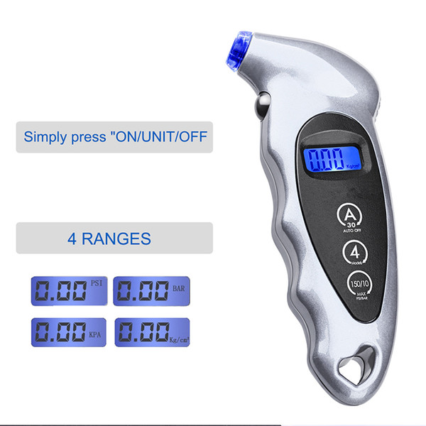 2019 NEW Digital LCD Car Tire Tyre Air Pressure Gauge Meter Manometer Barometers Tester Tool For Auto Car Motorcycle