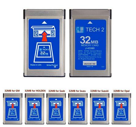 DHLHottest 32MB CARD FOR GM TECH2 for Opel /ForGM /SAAB/ISUZU/Suzuki/Holden original gm tech2 32mb card ,32 MB Memory GM Tech 2 Cardi