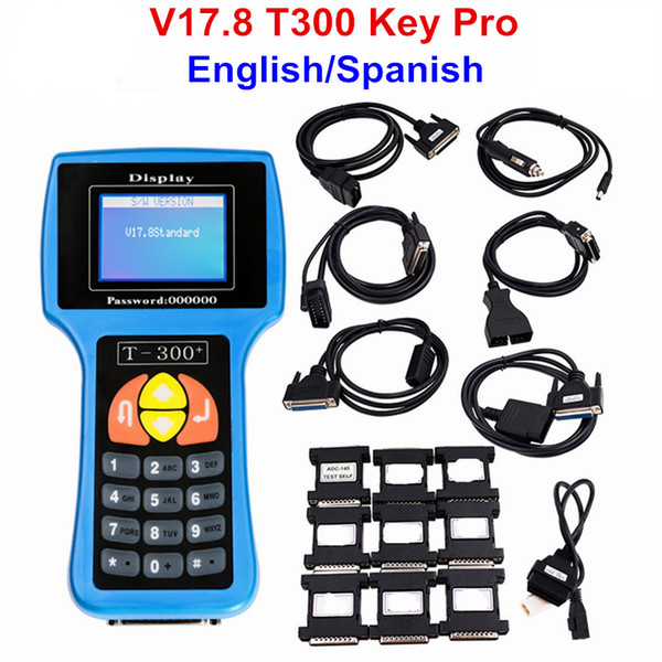 New Arrival V17.8 T300 T300+ Key Programmer English Version