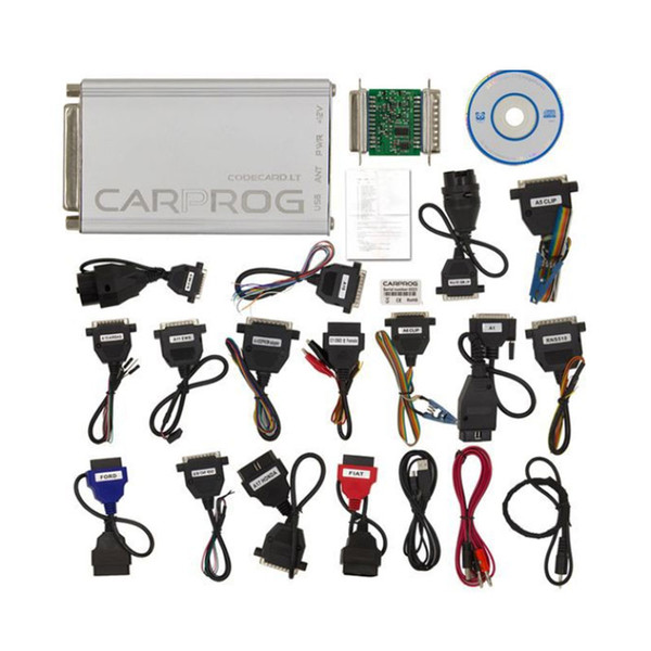 CARPROG FULL V10.93 with all 21 Items Adapters AirBag Reset Tool CAR PROG FULL