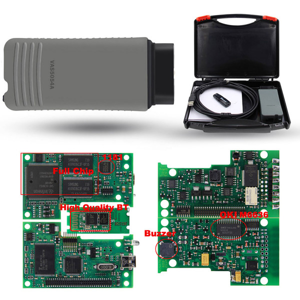 VAS5054A ODIS 4.4.10 Bluetooth Full Chip with OKI Buzzer Vag Diagnostic Tool Vas 5054A for Audi/VW/Seat/Skoda