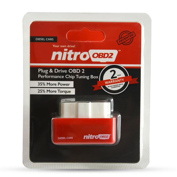 NitroOBD2 Diesel Car Chip Tuning Box Plug and Drive OBD2 More Power / More Torque