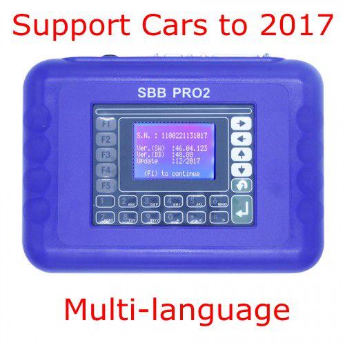 2018 New Arrival V48.88 SBB Pro2 Key Programmer Support Cars to 2017 Replace SBB 46.02 Multi-Language SBB Key Tool High Quality