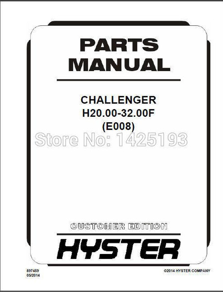 New Full Hyster Spare Parts PDF 2017 EURO and USA version