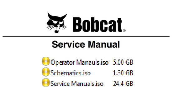 BOBCAT Service Manuals ,Schematics and Operator Manuals [19.1 GB]