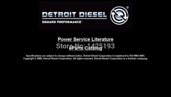 Detroit Diesel Power Service Literature On-Highway 2008