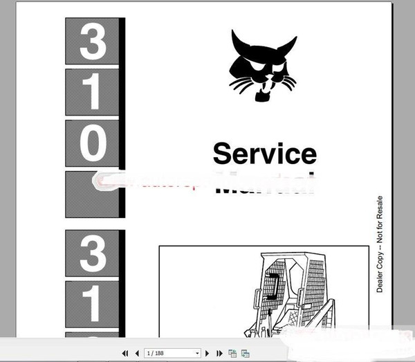 Bobcat Full Set DVD Service Manual