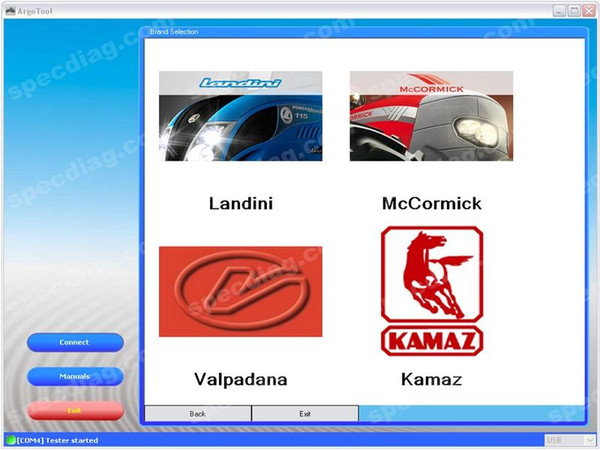 ArgoTool 3.3.0.2 DIAGNOSTIC SOFTWARE For Landini\ McCormik\ Valpadana