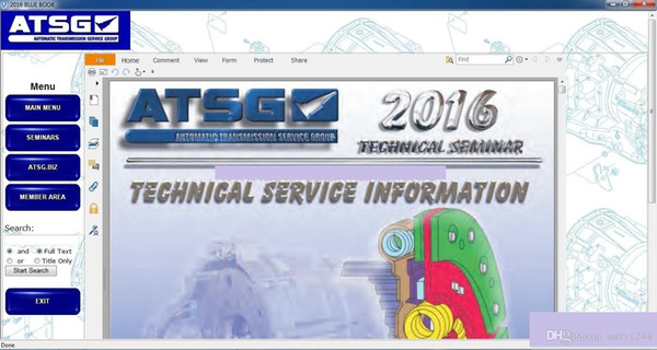 ATSG 2017 Automatic Transmision Service Group on repair and service of automatic boxes of transfers