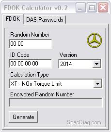 MERCEDES-BENZ FDOK CALCULATOR v0.2.1