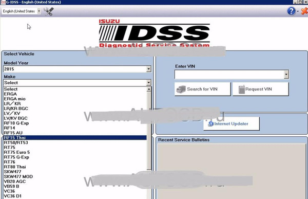 Isuzu G-IDSS Domestic 2018 - Isuzu Diagnostic Service System