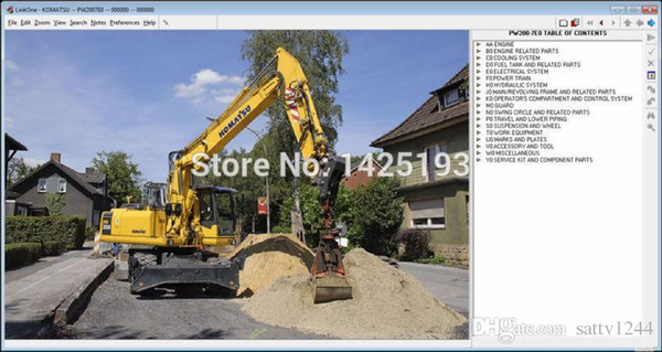 The Newest Komatsu Electronic parts catalogue Linkone 2018 (COMPLETE SET) FULL MODELS For Global market