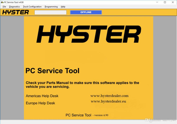 Hyster PC Service Tool v4.90 [2018] (With Level 0-4 license) for Mult PCs