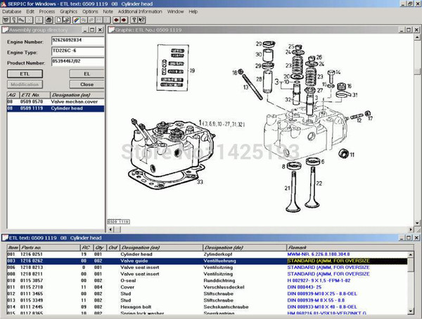 Deutz Serpic Parts catalog 2012 version