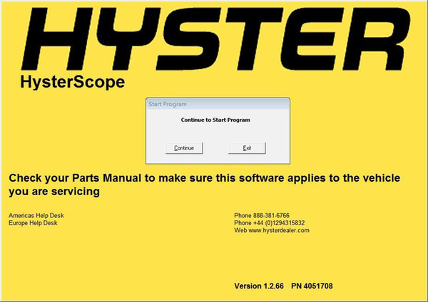 Hyster Scope V1.2.66 for B222, C222, D222