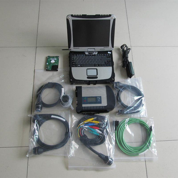 FOR mercedes star diagnostic tools for mb c4 with 320gb hdd with cf-19 touch screen laptop ready to work