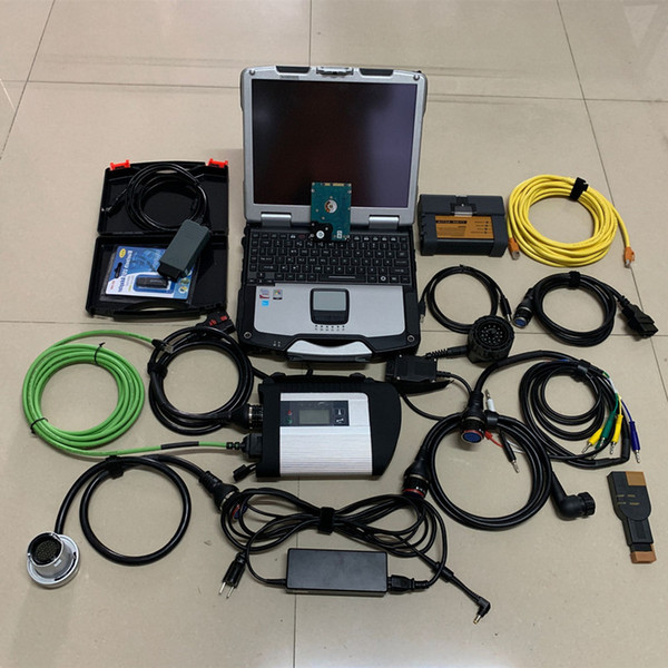 for benz c4 diagnostic scanner mb star c4 for bmw icom a2 vas5054a odis 3in1 hdd 1tb laptop cf30 full set diagnostic tool