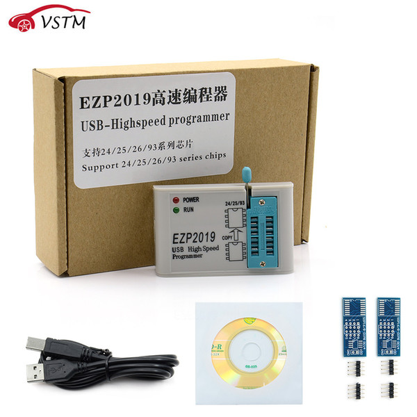 New EZP2022USB Programmer with 5 adapter high-speed Programming tool EZP 2022support win7&8 24 25 93 EEPROM 25 flash bios chip