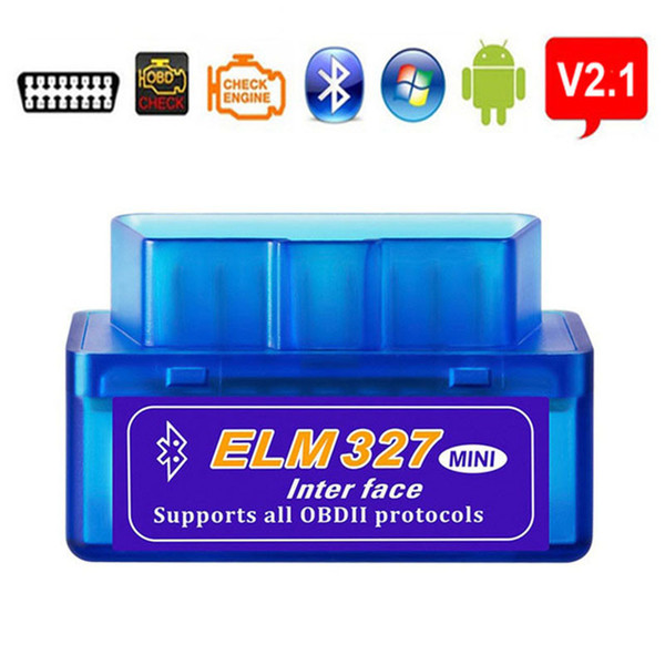 Mini OBD2 ELM327 Diagnostic Scanner Car Automotive ELM 327 Bluetooth V2.1 Auto Scanner Android PC Symbian Auto Scan Tool