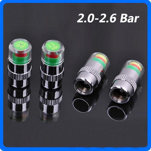 High Quality Car Auto Pressure Monitor Accurate Display Tire Valve Stem Caps 2.0/2.2/2.4/2.6 Bar Sensor Indicator