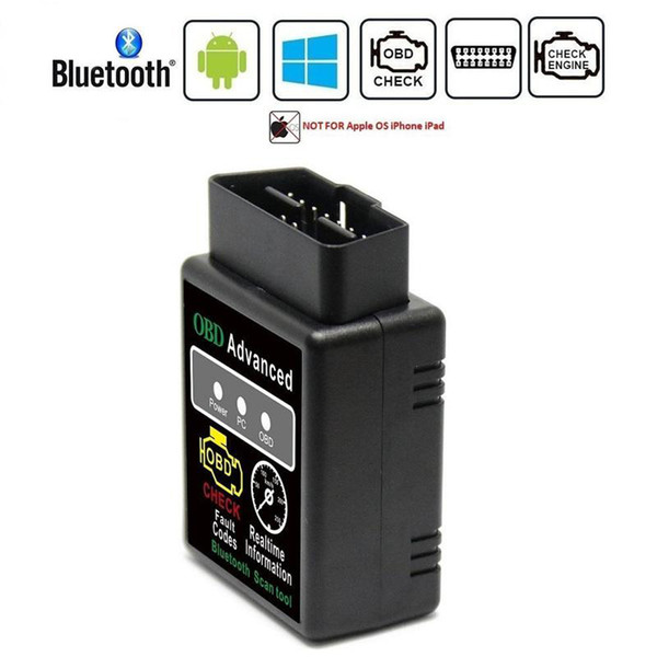 Bluetooth HH OBD ELM327 V2.1 Advanced MOBDII OBD2 EL327 BUS Check Engine Car Auto Diagnostic Scanner Code Reader Scan Tool Interface Adapter