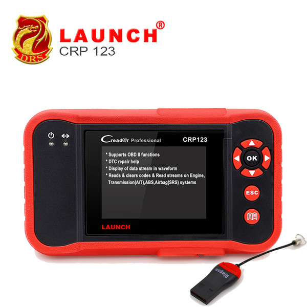 Launch CRP123 Professional Diagnostic Auto code Scanner Global Version for ABS,SRS,Transmission & Engine OBD2 OBDII Code Scanner