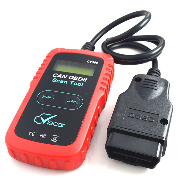 Wholesale-2016 Newest High Quality CY300 OBDII OBD2 Auto Diagnostic Code Reader Scan Tool Supports All OBD II Protocols