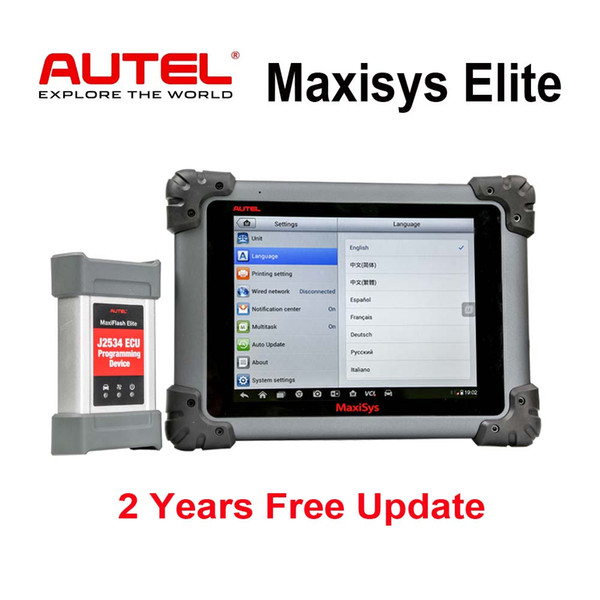 Autel Maxisys Elite Diagnostic Tool Upgraded MS908P Pro with Wifi Full OBD2 Automotive Scanner with J2534 ECU Programmer 2 Years Free Update