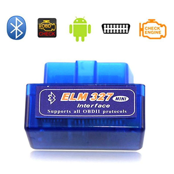 New OBD V2.1 mini ELM327 OBD2 Bluetooth Auto Scanner OBDII 2 Car ELM 327 Tester Diagnostic Tool for Android Windows Symbian