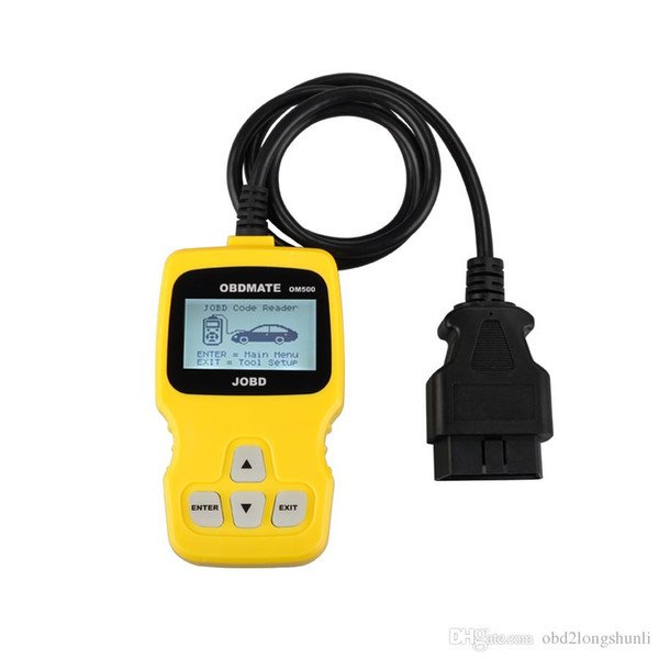 10PCS/2016 Good Quality OBDMATE OM500 JOBD/OBDII/EOBD Code Reader Auto Scanner BY DHL