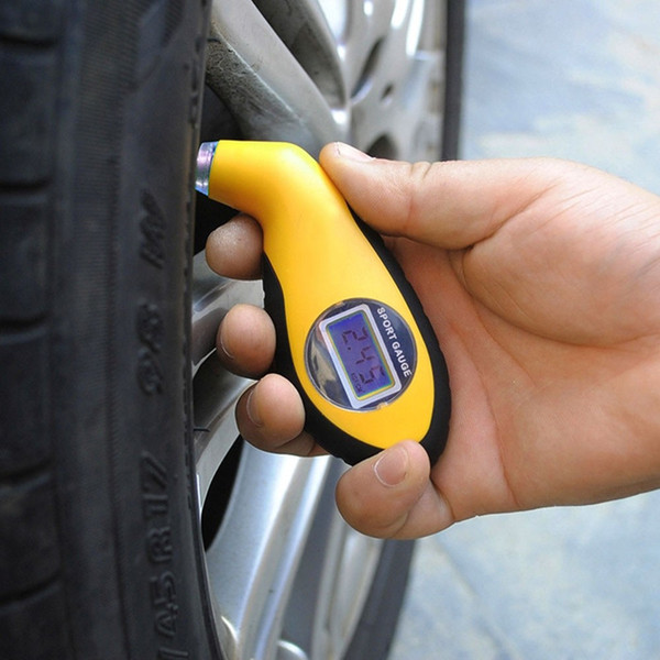 NEW Digital LCD Car Tire Tyre Air Pressure Gauge Meter Manometer Barometers Tester Tool For Auto Car Motorcycle ZJ0177